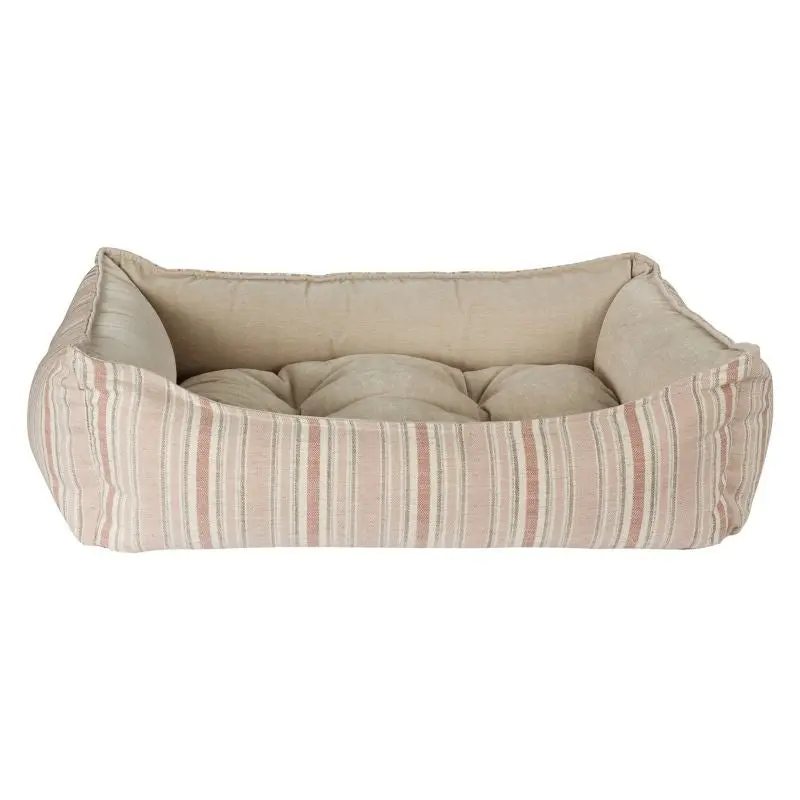 Bowsers Sanibel Stripe Linen Scoop Dog Bed