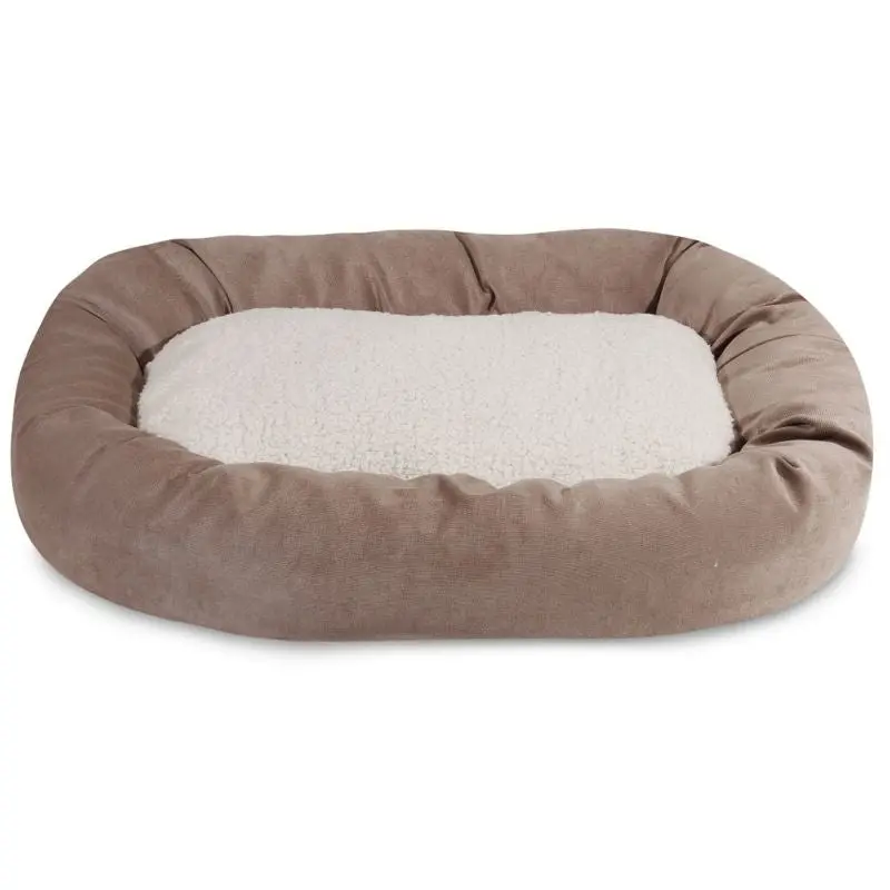 Majestic Pet Pearl Villa Sherpa Bagel Bed
