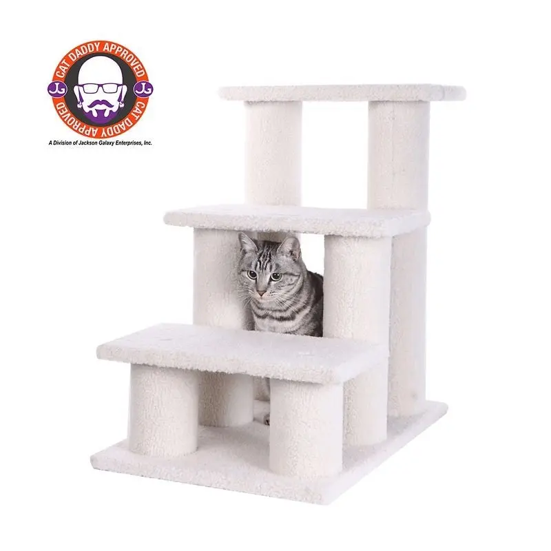 Armarkat Classic Real Wood 3 Step Pet Steps