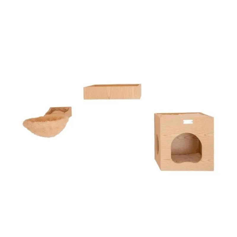 Armarkat Wall Series Cat Tree with Condo/Perch/Step