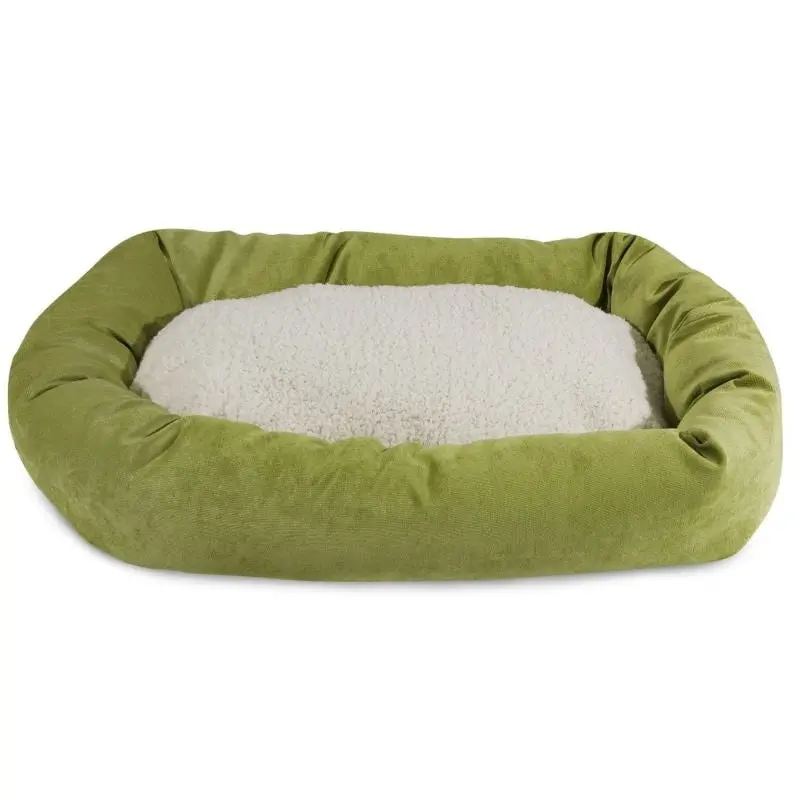 Majestic Pet Apple Villa Sherpa Bagel Bed