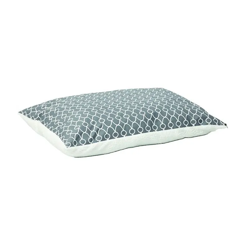 Quiet Time Teflon Gray Pillow Dog Bed