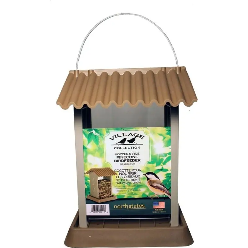 North States Village Pinecone Bird Feeder Brown