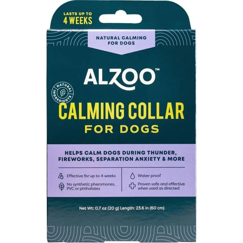 Alzoo Plant Based Calming Dog Collar 23.6Inl