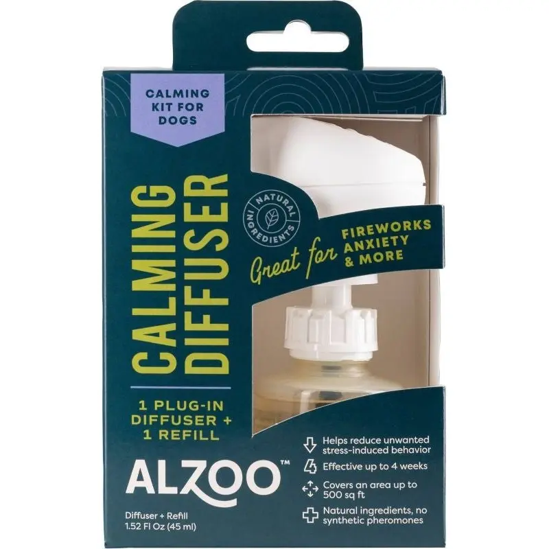 Alzoo Plant Based Dog Calming Diffuser Kit 1.52 Oz