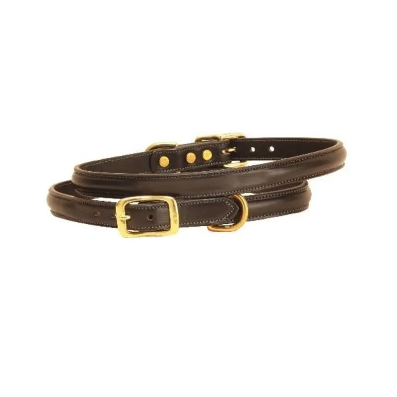Tory Leather Dog Collar