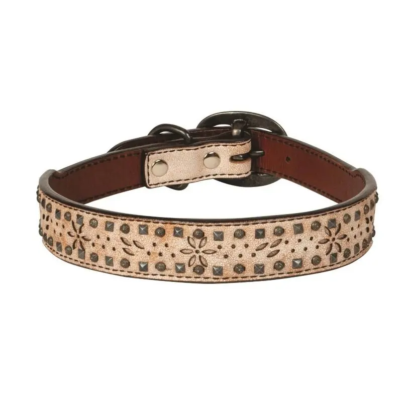 Weaver Leather Snow Star Dog Collar
