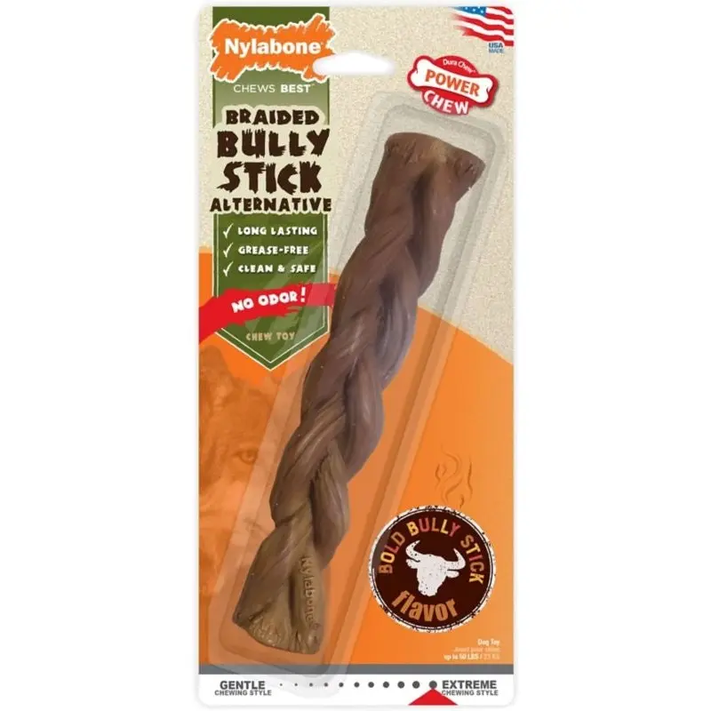 Power Chew Braid Bull Stick