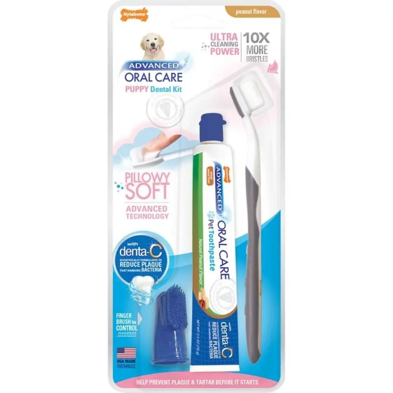 Advanced Oral Care Puppy Dental Kit Soft Bristles