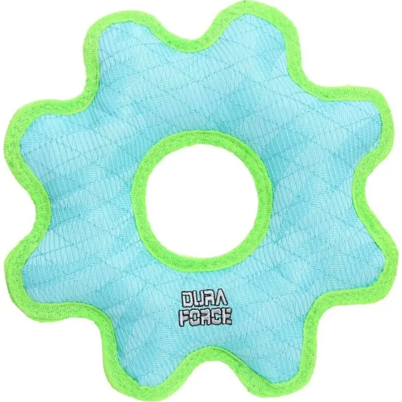 Duraforce Gear Ring Durable Squeaky Soft Dog Toy