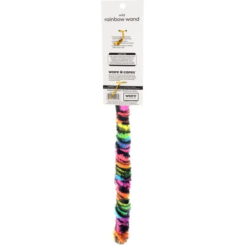 Wild Rainbow Wand Cat Toy
