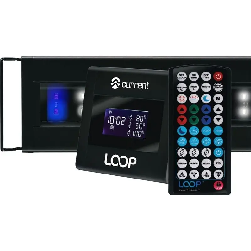 Current Usa Orbit Marine Ic Led Light Black