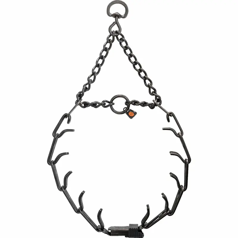 Herm Sprenger Blk U-PLUS ClicLock Collar/Chain
