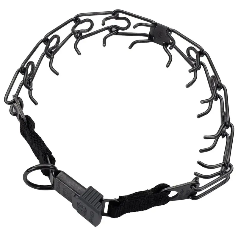Herm Sprenger Blk U-PLUS Prong ClicLock Collar