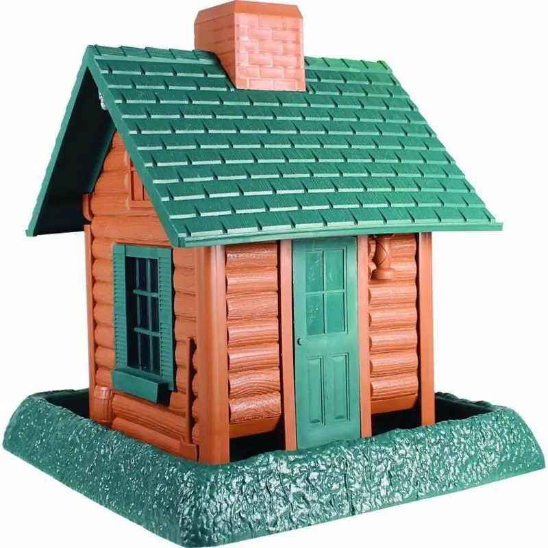 Village Collection Log Cabin Bird Feeder 8lb