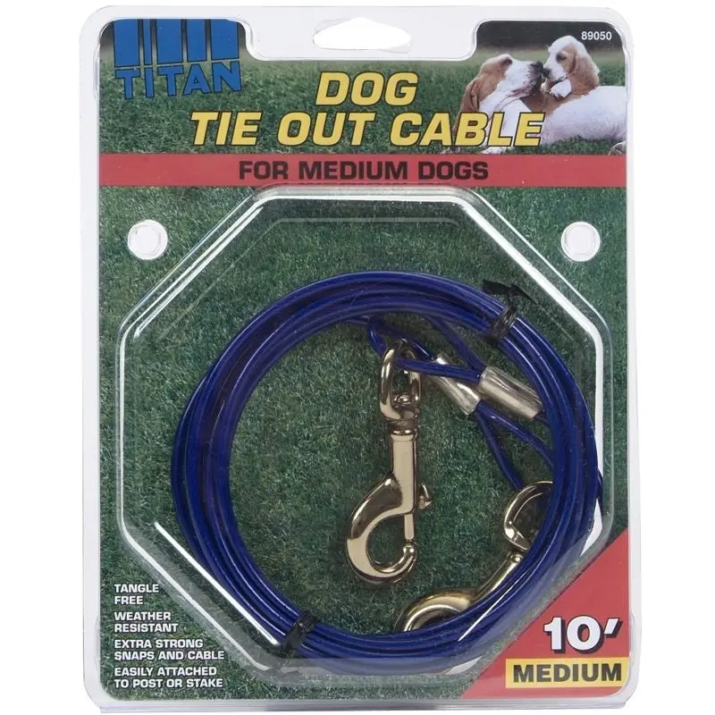 Titan Medium Cable Dog Tie Out