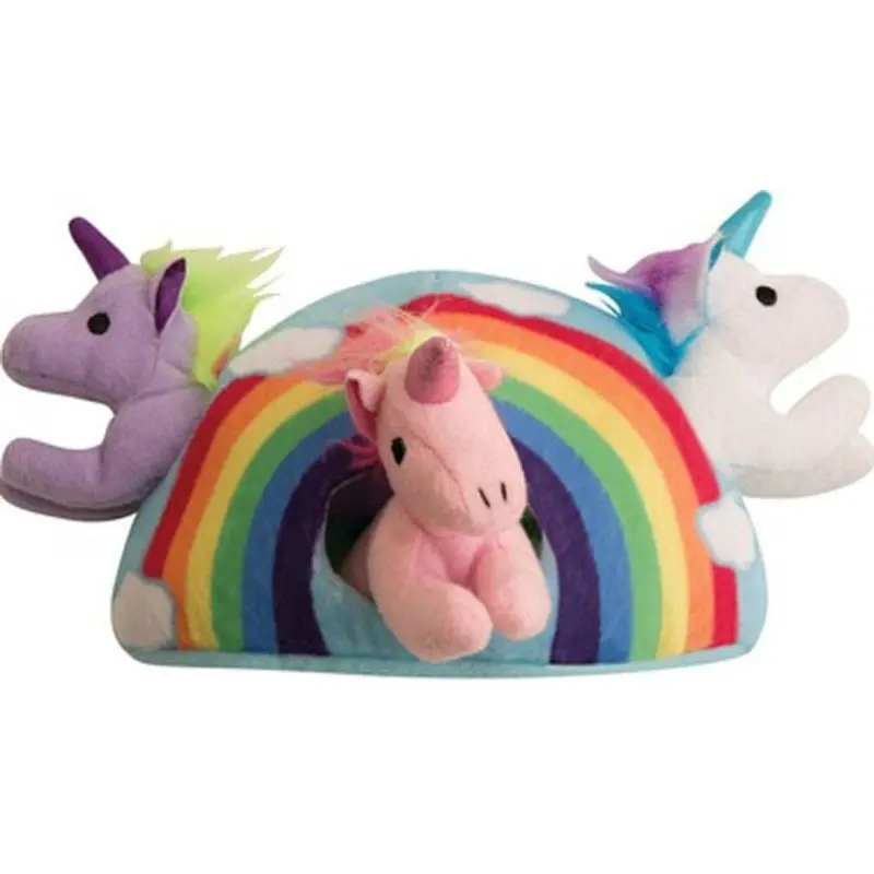 Snugz Hide and Seek Rainbow 7in Blue/Pink