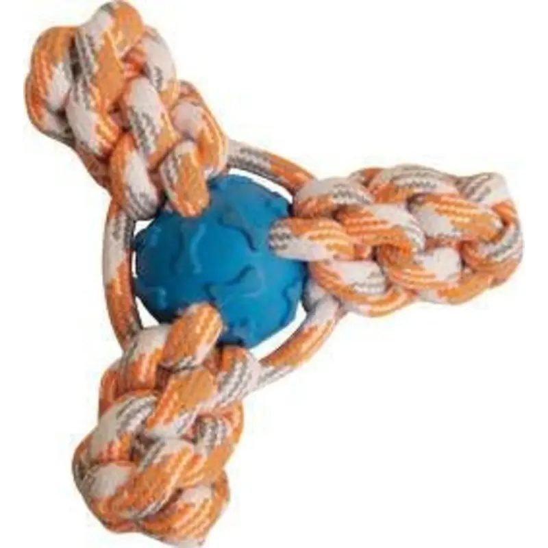 Snugz Mini Fling N Fun Rope Toy 4in Red