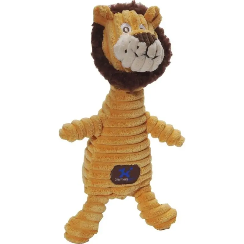 Squeakin Squiggles Lion Dog Toy