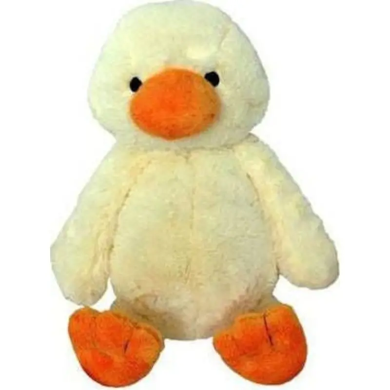 Petlou Promo Duck Plush Dog Toy Yellow 15In