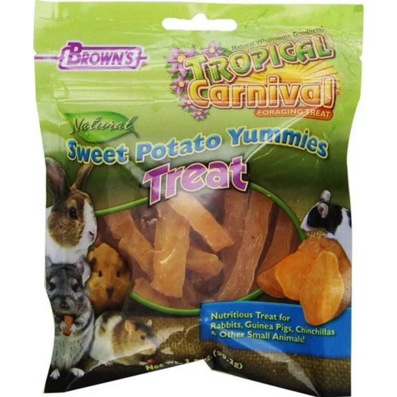 Tropical Carnival Nat Sweet Potato Yummies 3.5oz