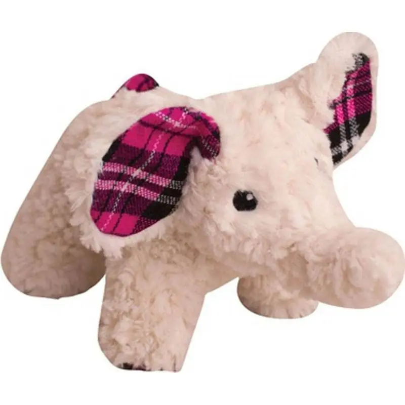 Snugz Ella The Elephant 11in White/Plaid