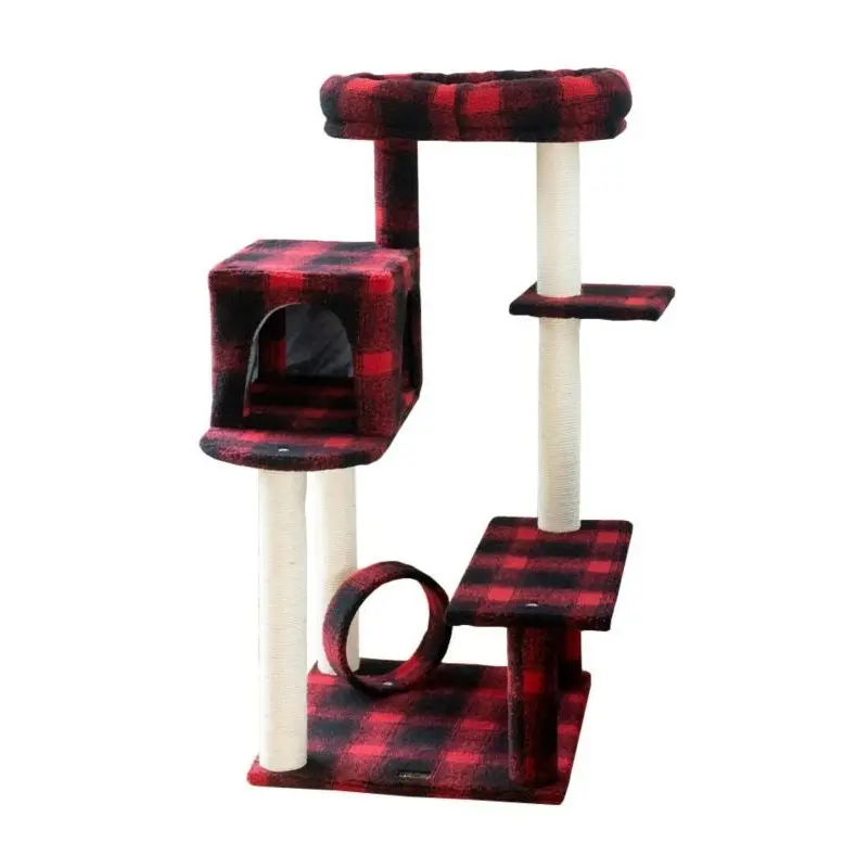 Armarkat B5008 50in Scotch Plaid Classic Cat Tree