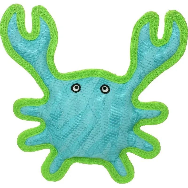Duraforce Crab Durable Squeaky Soft Dog Toy