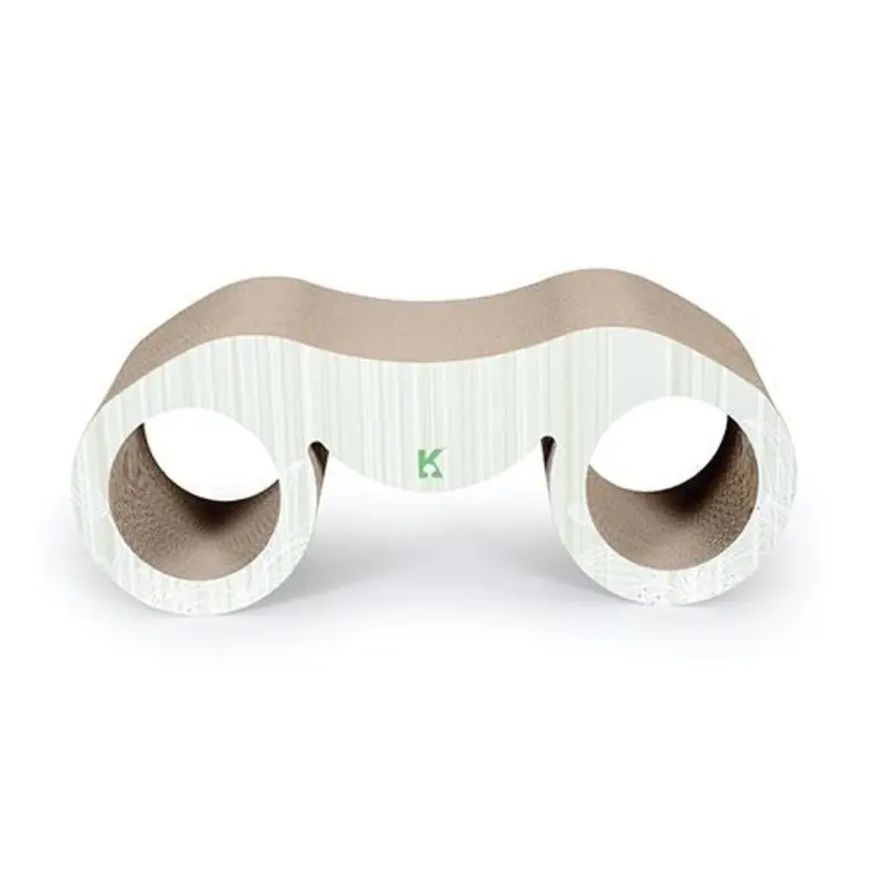 Pet Life Binocular Modern Contoured Cat Scratcher