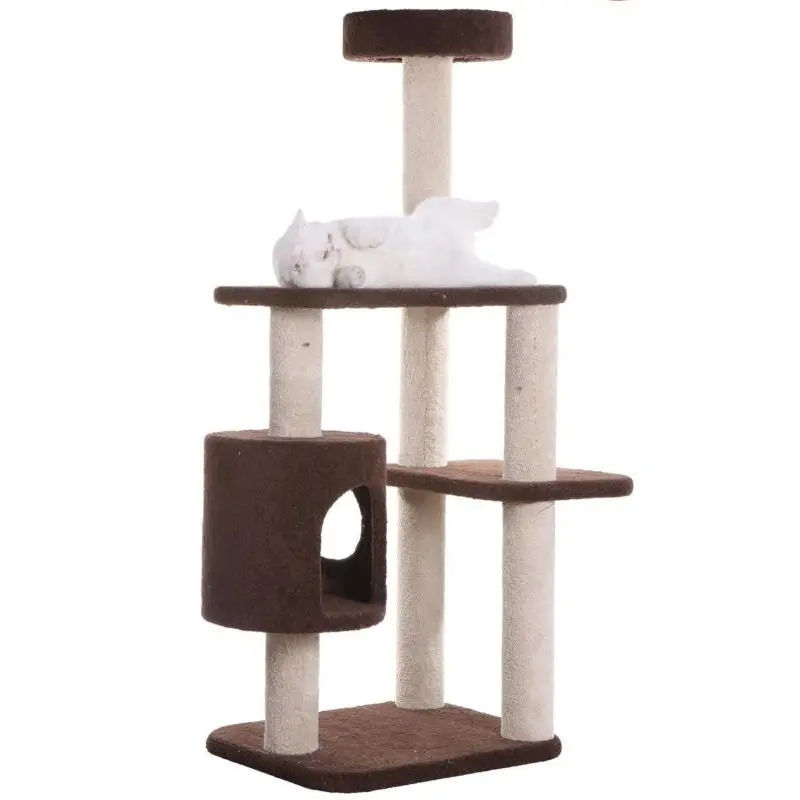 Armarkat Real Wood F5502 Carpeted Cat Tree Condo