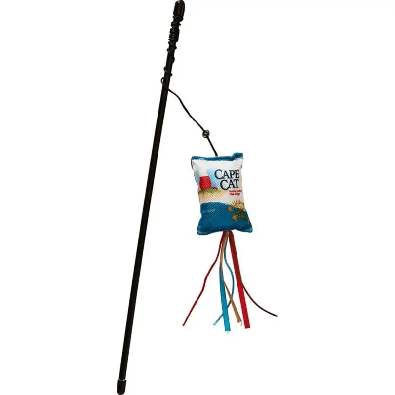 Fun Food Cape Cat Wand Cat Toy
