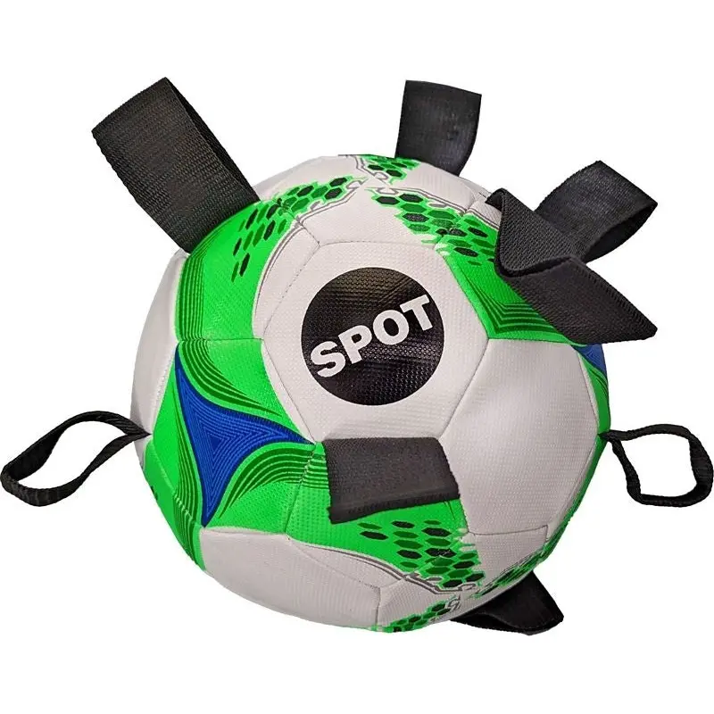 Spot Soccer Ball Dog Toy With Ez Tabs And Pump