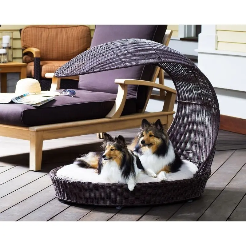 Refined Canine Indoor Outdoor Dog Chaise Lounger