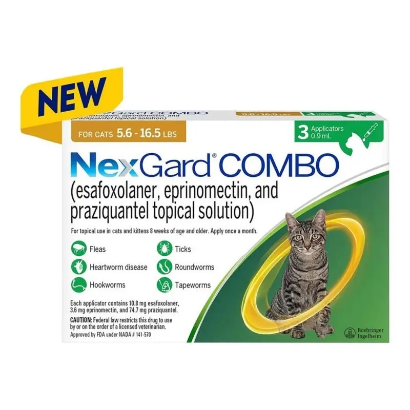 Rx Nexgard Combo Cats