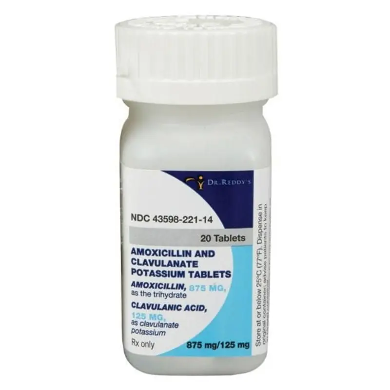 Amoxicillin/Clavulanate Tablets 875mg/125mg 20ct
