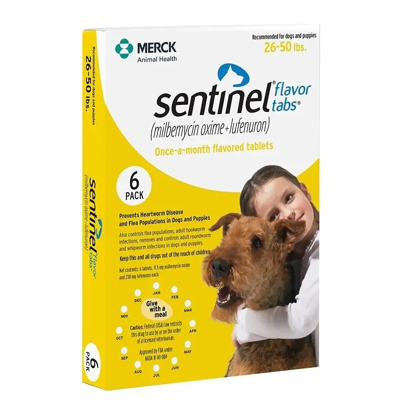 Sentinel Flavor Tabs for Dogs