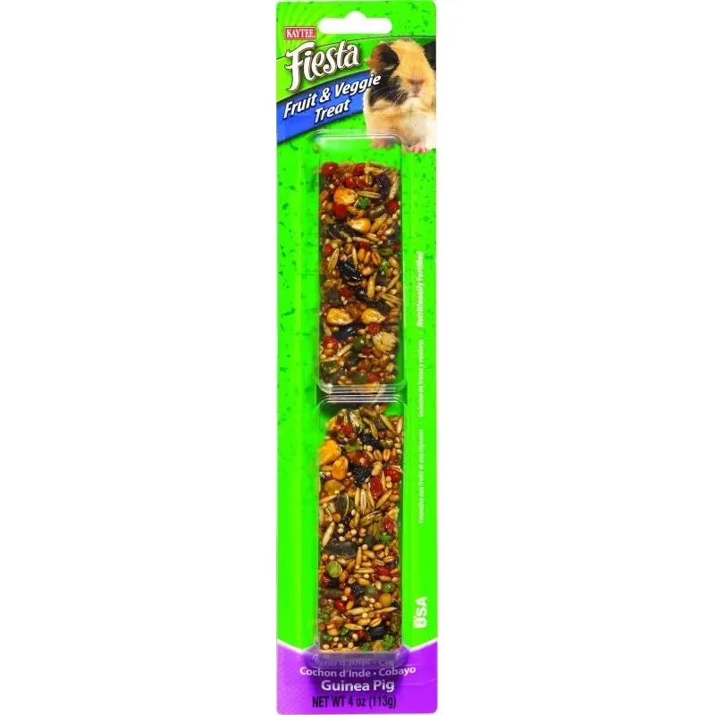 Kaytee Fiesta Fruit Veggie Stick 4 oz. Guinea Pig