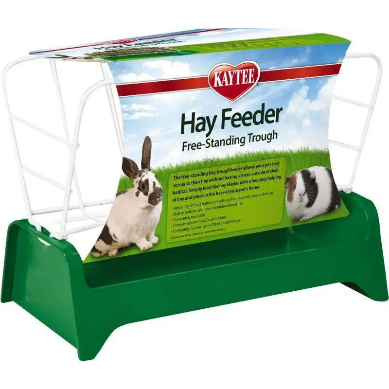 Kaytee Free Stand Trough Hay Feeder