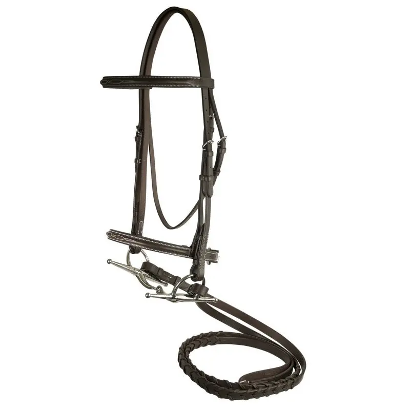 DaVinci Fancy Raise Bridle/Lace Rein