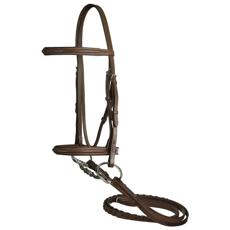 DaVinci Fancy Raised Pad Bridle/Rein