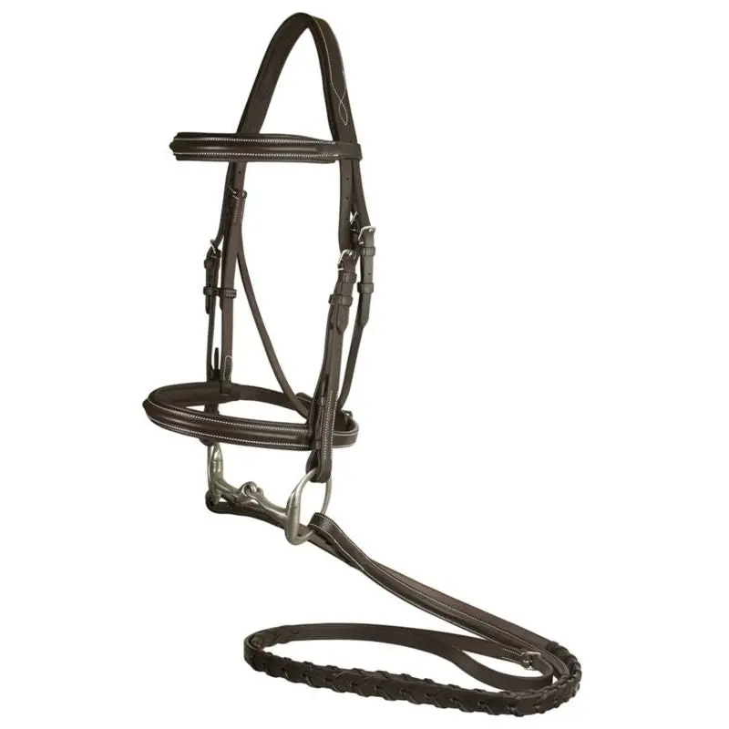 DaVinci Raised Comfort Crown Bridle/Rein