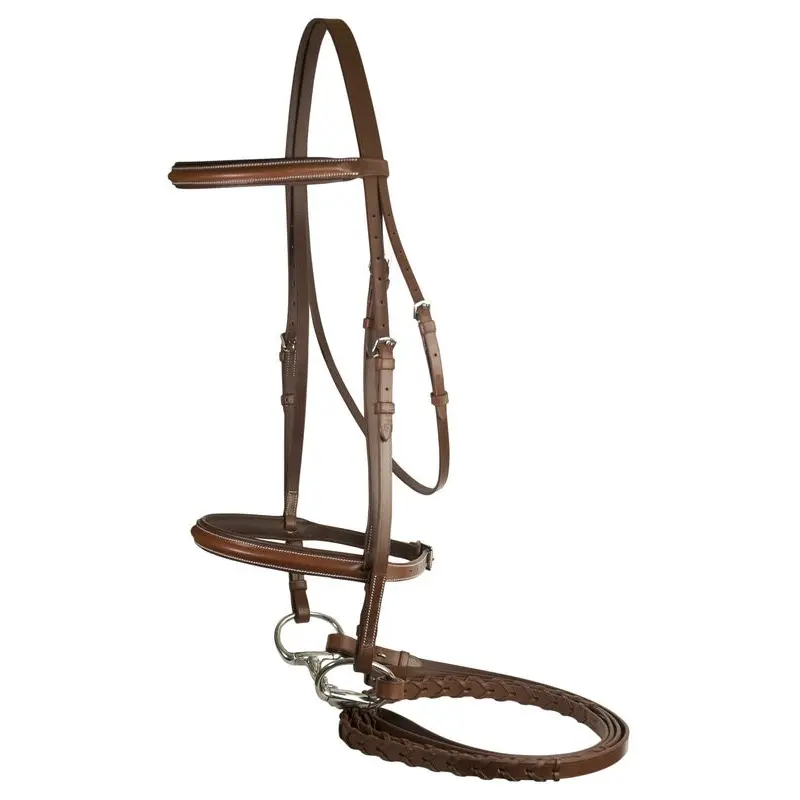 DaVinci Raised Pad Bridle/Lace Rein
