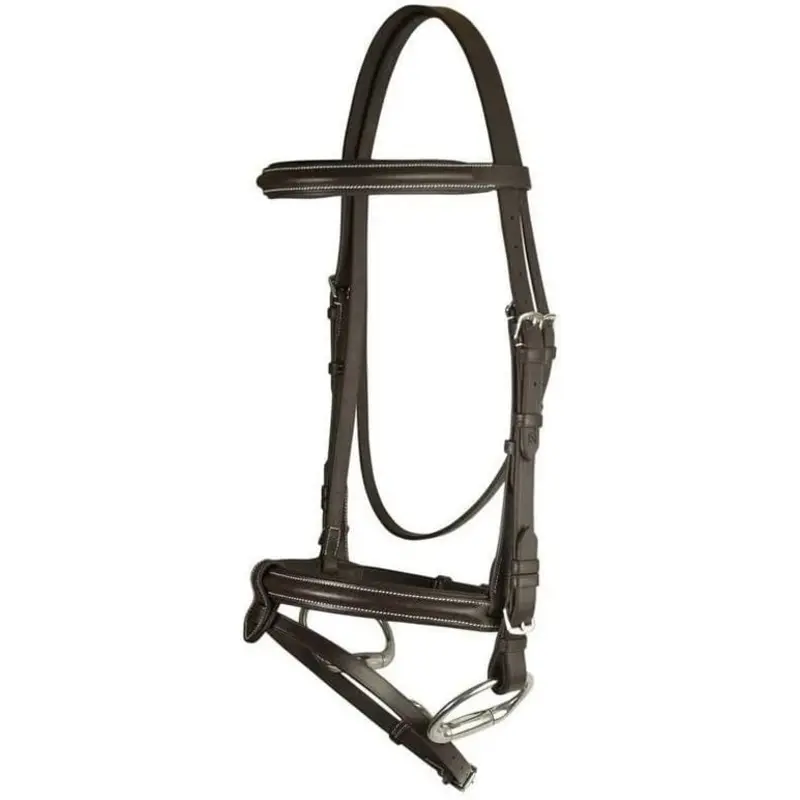 Da Vinci Plain Raised Padded Event/Dressage Combo Bridle