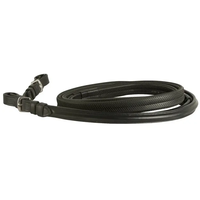 DaVinci Flat Rubber Reins/Buckle