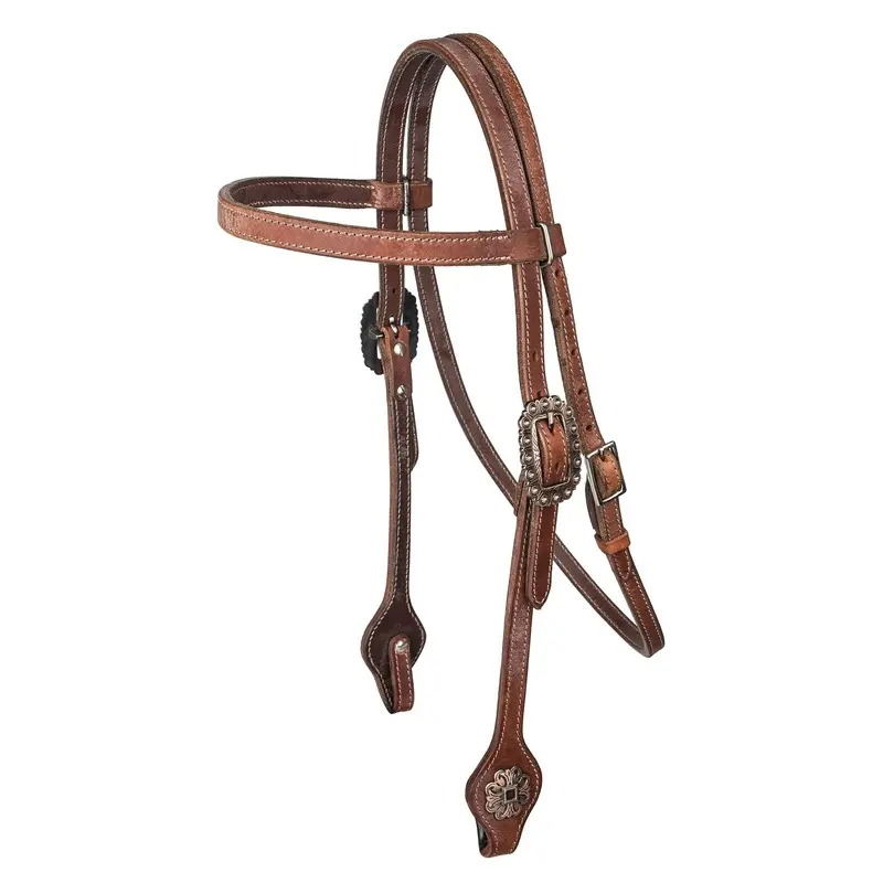 Tabelo Browband Headstall Brown
