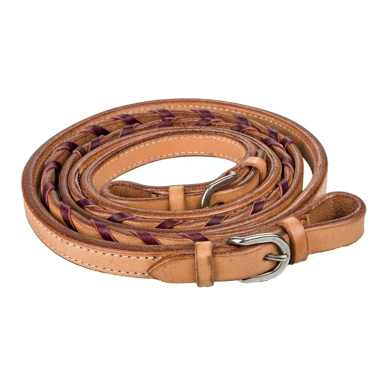 Tabelo Contest Reins Laced Latigo Buckles