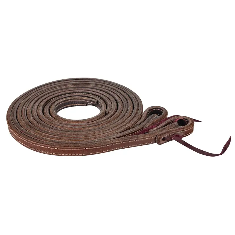 Tabelo Split Reins with Water Ties Brown Latigo 75