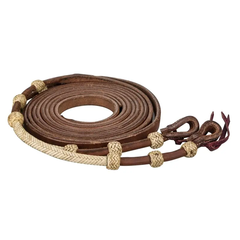 Tabelo Split Reins with Rawhide Buttons