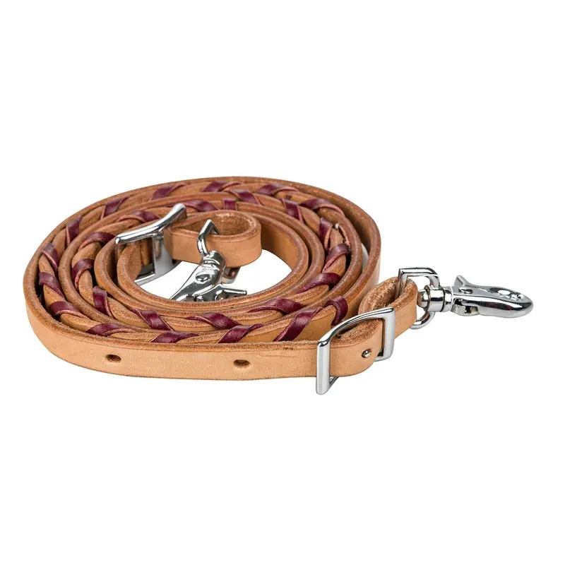 Tabelo Contest Reins with Laced Latigo 5/8x6ft