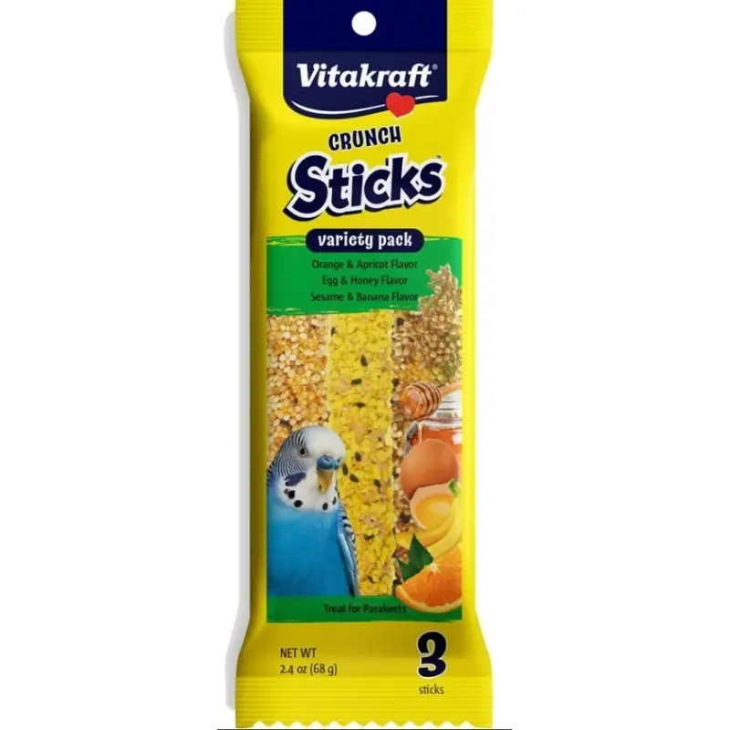 Crunch Sticks Variety Pack Parakeet 3 Pack